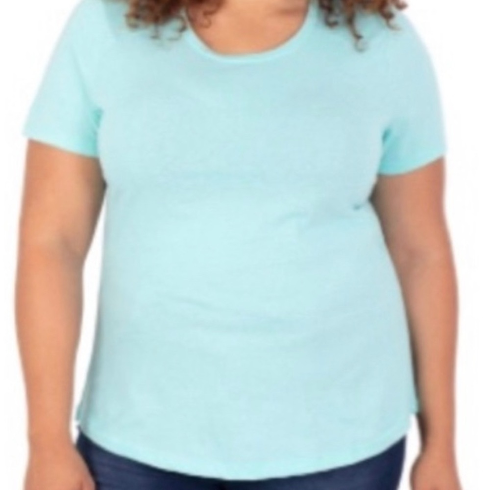 Seven7 Jeans Women’s Short Sleeve Crew Neck Tee. 1X. NWT.